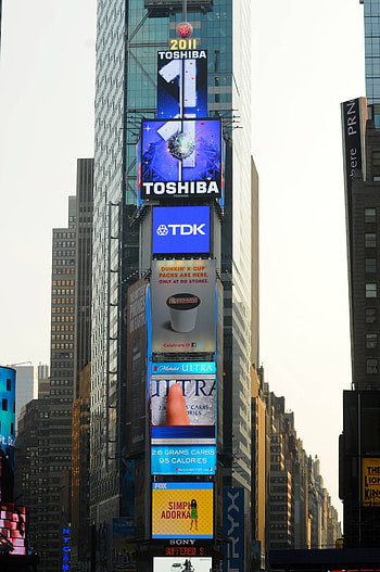 Times Square, New York City, Skyscrapers, Wolkenkratzer architecture HD phone wallpaper