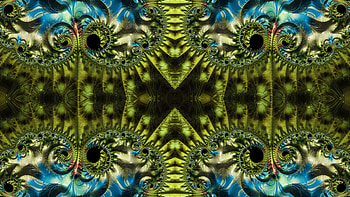 Trippy Psychedelic Fractal, trippy, psychedelic, aesthetic, green, Abstract, fractal, abstract green HD wallpaper