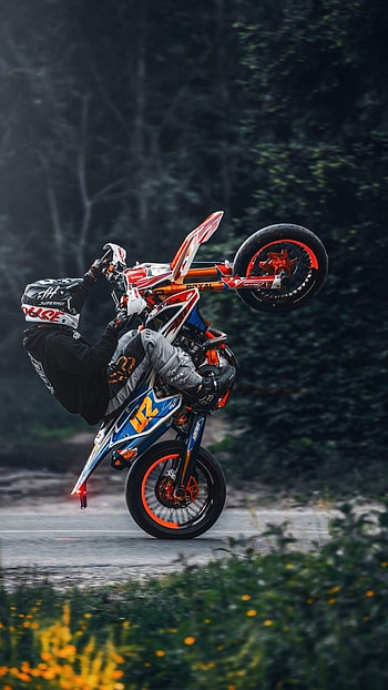 Moto cross weeling, motorcycle, wheel HD phone wallpaper