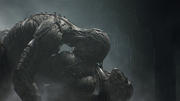 Scorn release trailer, Captivating game, Gaming experience, Unsettling atmosphere HD wallpaper