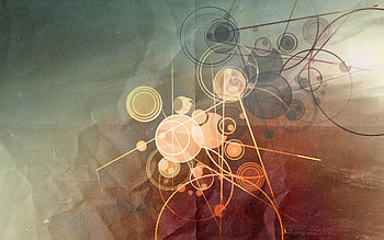 Abstract, Brown, Grey, Circle HD wallpaper