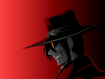 Alucard Hellsing , Mobile adaptation, Ryan Tremblay's creation, Stylish and sleek HD wallpaper