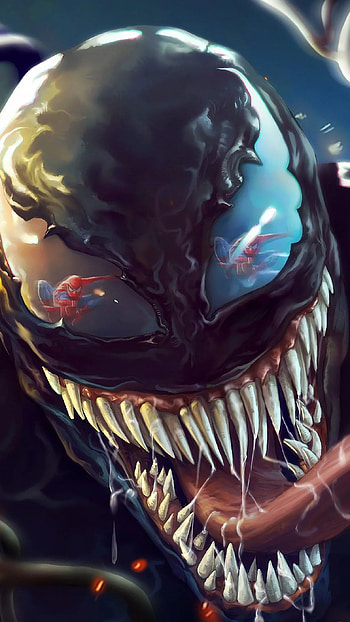 Venom, Sharp Teeth, Venom Symbiote HD phone wallpaper