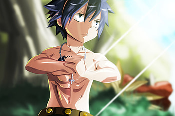 Gray Fullbuster, Anime character, Ice magic, Powerful warrior HD wallpaper