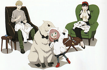 Spy x Family: Ultimate Ultra Featuring Loid, Anya, Yor & Bond, Loid Forger, Anya Forger, Yor Forger, Bond (Spy x Family), Anime, Spy x Family HD wallpaper