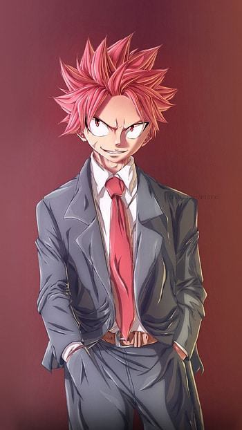 Natsu Dragneel, Anime boy artwork HD phone wallpaper