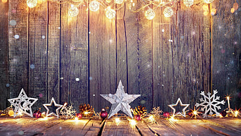 Gold Lights, Festive Christmas lights, Joyful ambiance, Sparkling beauty HD wallpaper