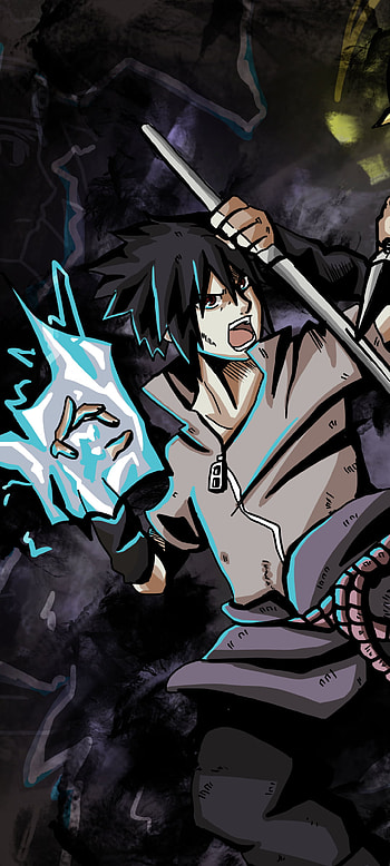 Naruto vs Sasuke, Anime, Naruto, Sasuke Uchiha HD phone wallpaper