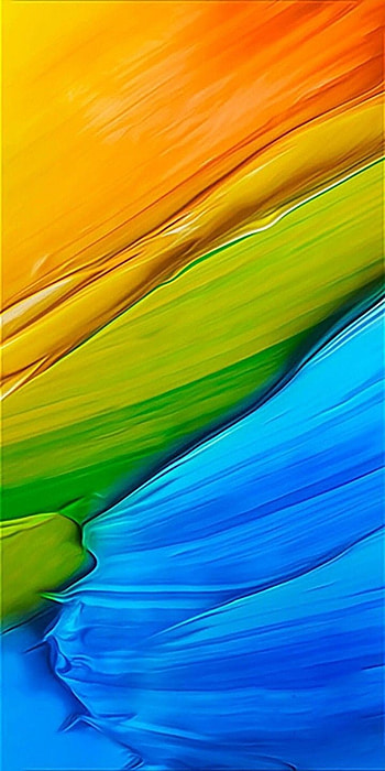 Yellow, orange, aqua HD phone wallpaper