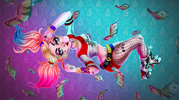Harley Quinn Upside Down, harley-quinn, superheroes, artwork, art, digital-art HD wallpaper