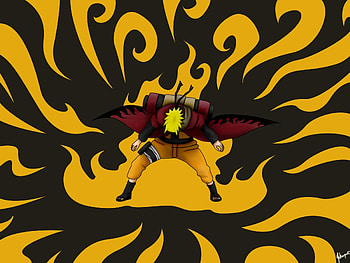 Naruto Uzumaki, anime boy, artwork HD wallpaper