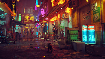 Walled City 99, Stray (Game) HD wallpaper