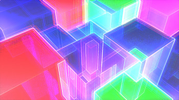 Neon Glowing Cubes Abstract, neon, glowing, cubes, abstract, artist, artwork, art, digital-art, ai, deviantart HD wallpaper