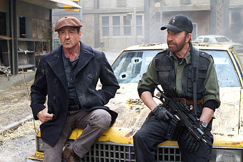 Chuck Norris, The Expendables, Movie, The Expendables 2, Barney Ross, Booker (The Expendables), Sylvester Stallone HD wallpaper