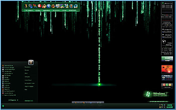Animated matrix screensaver windows 7 - HD wallpaper