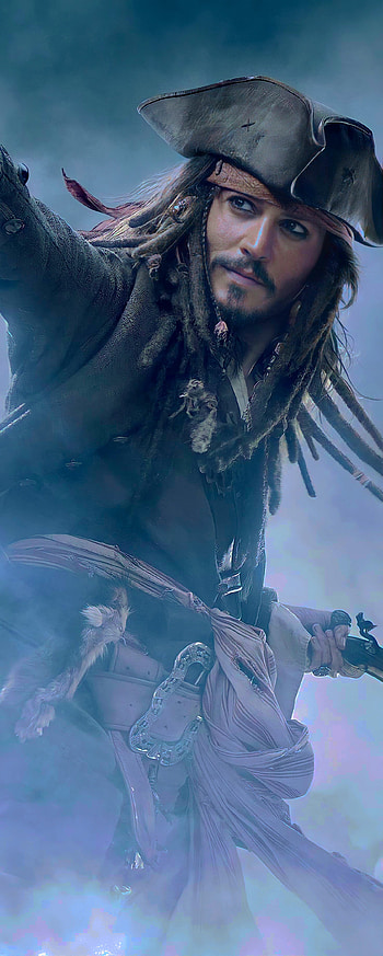 Johnny Depp, movies, pirates, beard, glove, jack HD phone wallpaper