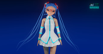 White Miku, Hatsune Miku HD wallpaper