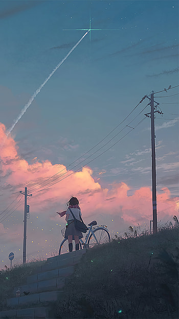 Makoto Shinkai, KMS by Guweiz, Ranime, Exquisite artistry HD phone wallpaper
