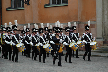 Marching band , Dynamic performance, Community spirit, Musical talent HD wallpaper