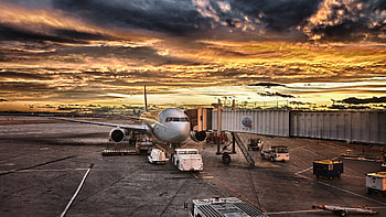 Aircraft airports, Runway , Aviation , High-definition HD wallpaper
