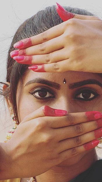 Praneetha Patnaik, telugu actress, eyes HD phone wallpaper