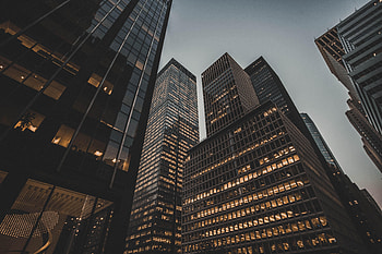 Cities, Building, Lights, Skyscrapers, Facade HD wallpaper