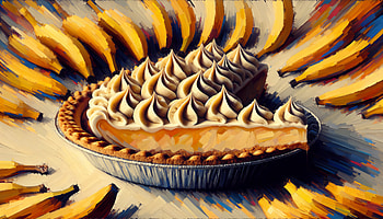 Delicious Banana Cream Pie - Ultra, banana cream pie, dessert, pastry, food HD wallpaper