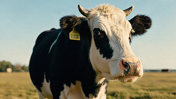 Holstein Horizon — Cow, cow, dairy cow, pasture HD wallpaper
