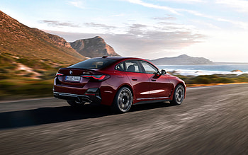 2022 BMW M440i Gran Coupe, , rear view, exterior, new red BMW M4 Gran Coupe, red M440i Gran Coupe, German cars, BMW HD wallpaper
