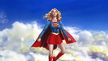 Supergirl Intergalactic Charm, supergirl, superheroes, artwork, art, digital-art, deviantart HD wallpaper
