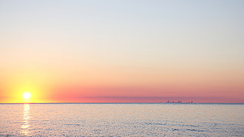 Great View Sunset, sunset, nature HD wallpaper