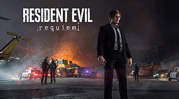 Resident Evil Requiem -Leon Kennedy, Resident Evil Requiem, Leon S. Kennedy, Capcom, Video Game, Horror HD wallpaper