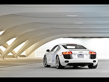 Audi R 8, r 8, white, car, audi HD wallpaper