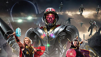 The Guardians Of The Multiverse What If , what-if, tv-shows, animated-shows, marvel, vision, doctor-strange, thor, gamora, black-widow, gamora HD wallpaper