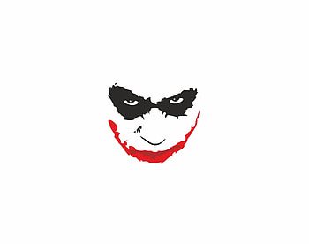 Joker's face, minimal HD wallpaper