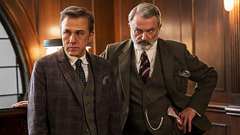 Christoph Waltz, Sam Neill, Portable door HD wallpaper