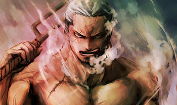 Artwork, smoker, One Piece HD wallpaper