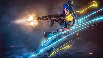 Neon Valorant HD wallpaper