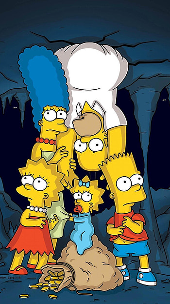 The Simpsons (2022) movie HD phone wallpaper