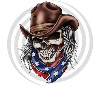 Confederate Cowboy, cowboys, fun, art, skeleton, confederate, sketch, drawing, men, western, hats HD wallpaper