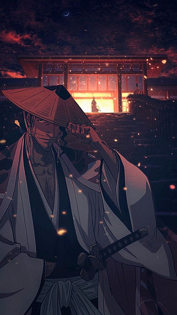Captain Kyoraku, Shunsui, Bleach HD phone wallpaper