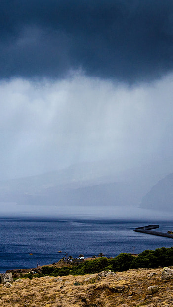 Madeira travels, Clouds over Madeira, , Scenic island HD phone wallpaper