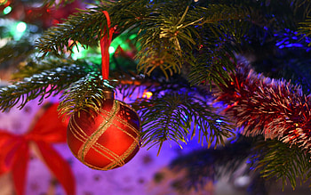 Christmas Time, colors, glitter, ornaments, tree HD wallpaper