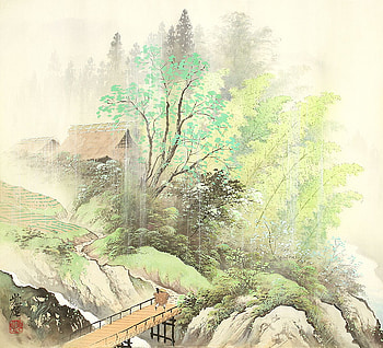Koukei Kojima, nature, art, drawing HD wallpaper