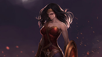 Wonder Womanart, wonder-woman, superheroes, artwork, digital-art, artstation HD wallpaper