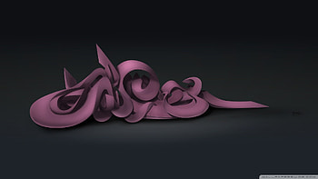 3D Graffiti Background II Wide for HD wallpaper