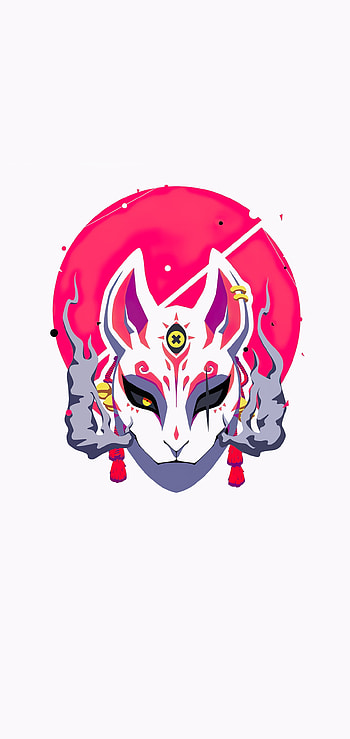 Kitsune Mask, artistic, mask HD phone wallpaper