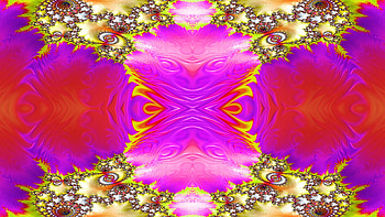 Trippy Psychedelic Fractal, trippy, psychedelic, aesthetic, Abstract, fractal HD wallpaper