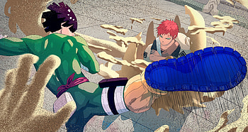 Rock lee vs Gaara, Gaara (Naruto), Rock Lee, Anime, Naruto HD wallpaper