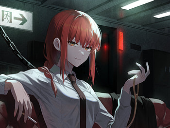 Makima, Makima (Chainsaw Man), Anime, Chainsaw Man HD wallpaper
